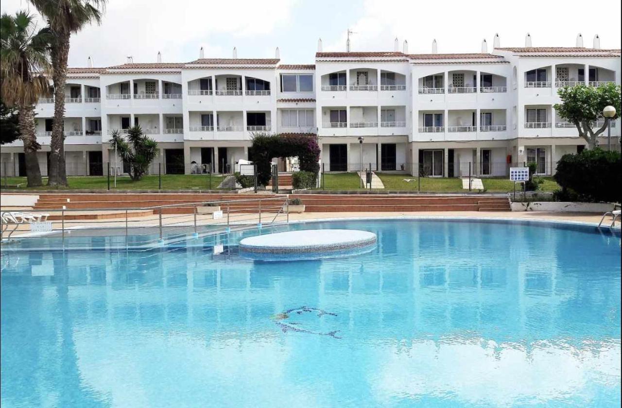 Apartamento Bajo Con Piscina Macarella Cala'N Blanes  Exterior photo